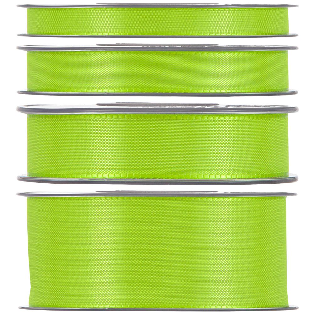 Apple green taffeta tape