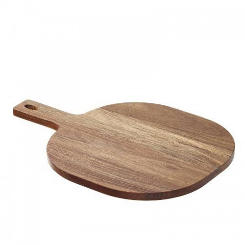 Cutting board with rounded edges and acacia handle