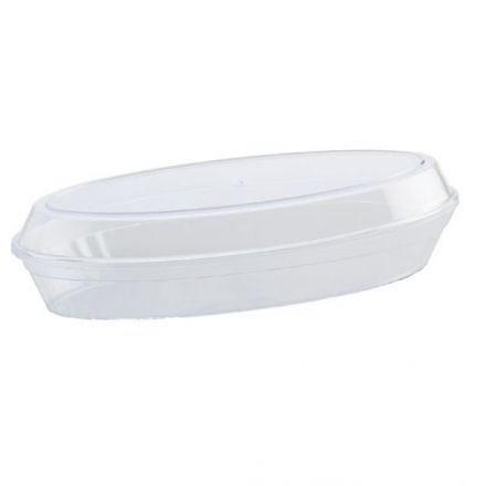 Set 5 oval trays with lid