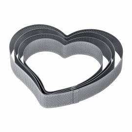 Micro-perforated heart frame h 35 mm