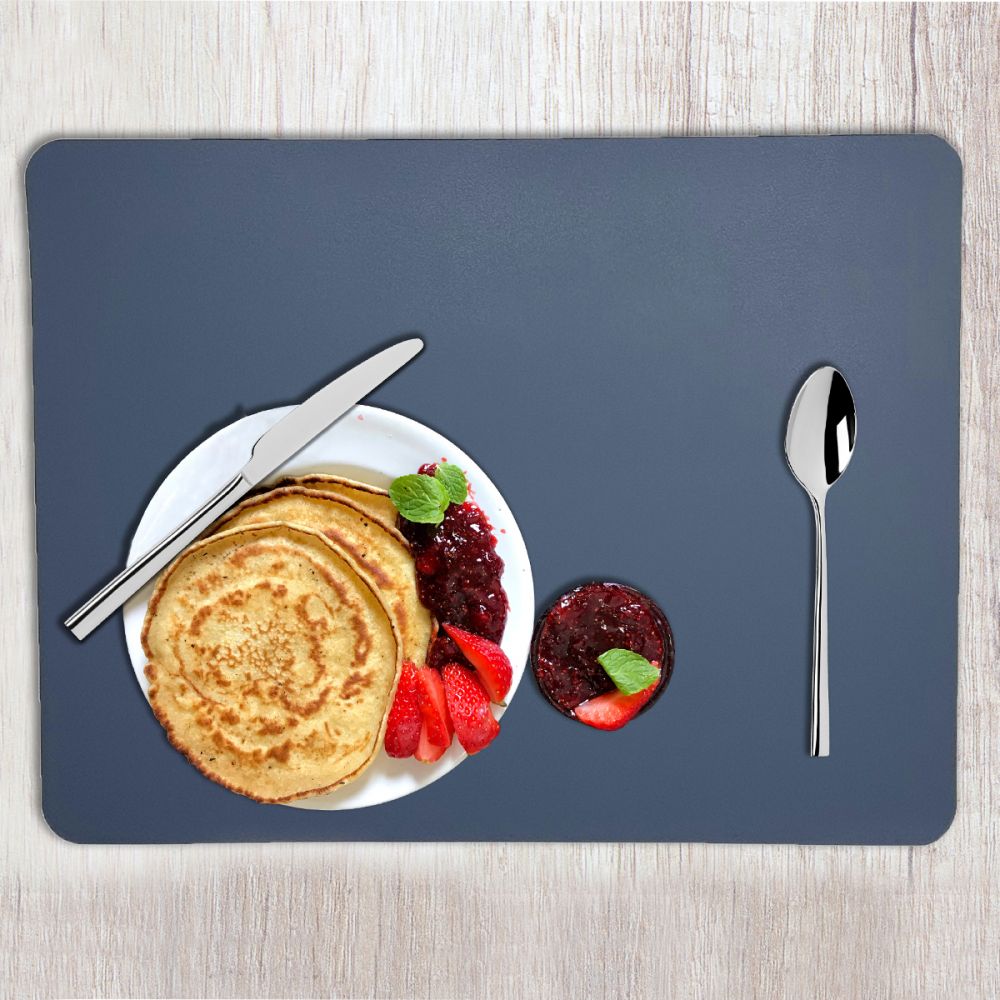 Rectangular eco-leather placemat