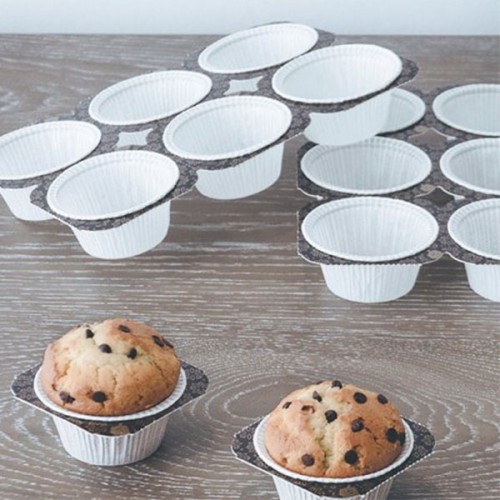 Set of 10 trays of 24/48 muffins