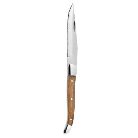 STEAK KNIFE WOOD HANDLE