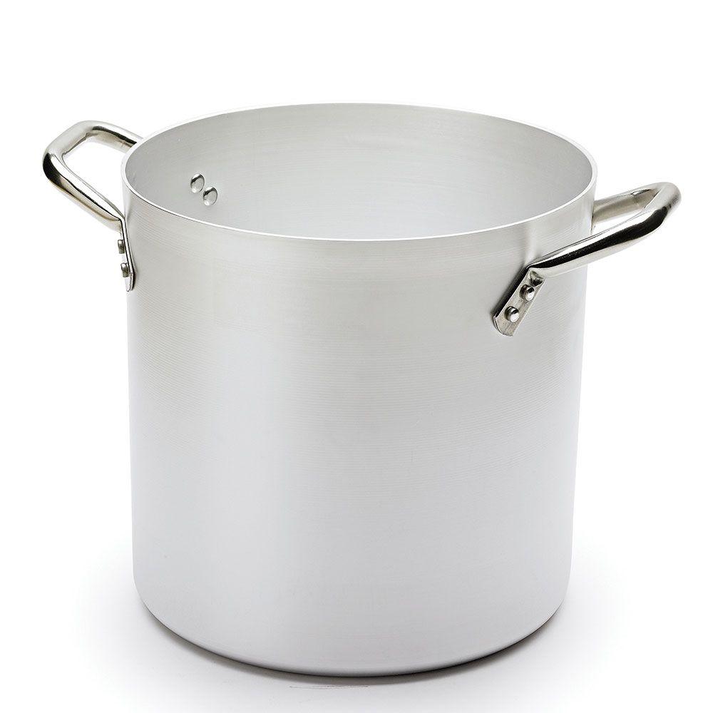 High pot, 2 handles, aluminium