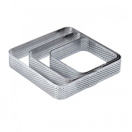 Micro-perforated stainless steel square bands