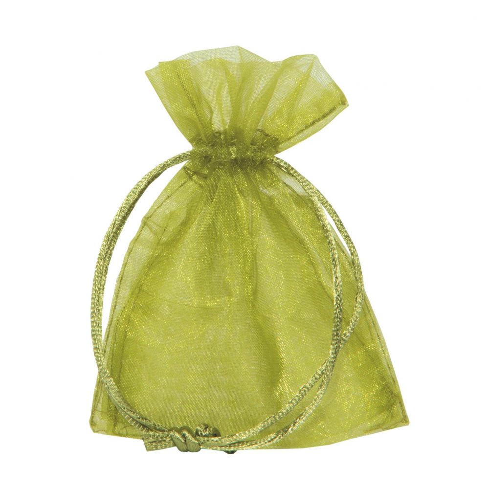 Olive color organdy bags 
