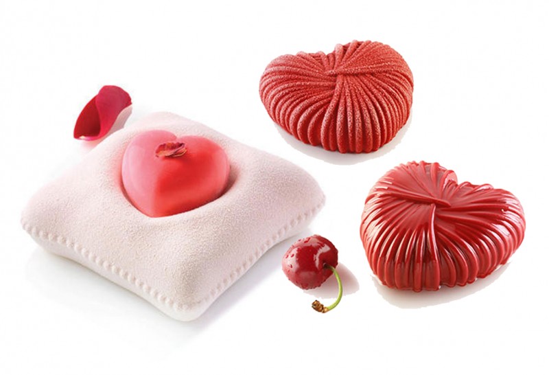 Heart molds in silicone